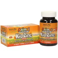Natures Plus Kid Zinc Lozenges, Natural Tangerine Flavor (90 Animals) - Nature's Plus