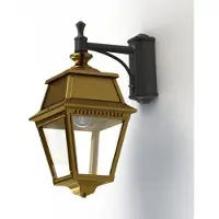 Roger Pradier Avenue 2 Model 4 Wandlamp Tinted Lacquered Brass