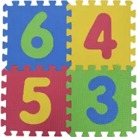 Free and Easy puzzelmat Cijfers junior 31 cm EVA foam 9-delig