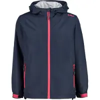 CMP - Girl's Jacket Fix Hood WP - Regenjas 116, blauw