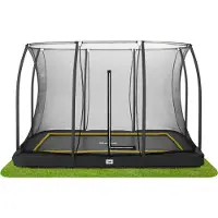 Salta Comfort Edition Ground Trampoline met Veiligheidsnet - 366 x 244 cm - Zwart