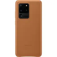 Samsung Galaxy S20 Ultra Back Cover Leer Bruin