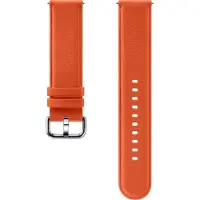 Samsung Galaxy Watch Active 2 Leren Bandje Oranje