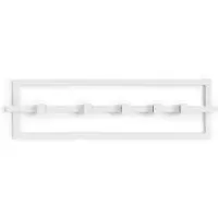 Umbra Cubiko Wandkapstok 5 Haken - Wit Wit