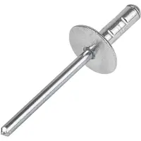 Gesipa Blindklinknagel | blindkl.nagelsteel DxL 4,8 x 10 mm K16 | aluminium/staal | 250 stuks - 1433834 1433834