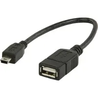 Nedis USB A naar mini USB kabel | 0.2 meter | USB 2.0