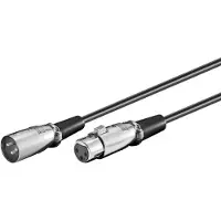Transmedia XLR (m) - XLR (v) audiokabel - 3 meter