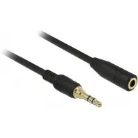 DeLOCK Klinkenverlängerungskabel 3,5 mm 3 Pin Stec