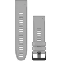 Garmin Siliconen Bandje Grijs/Zwart 26mm