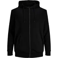 Jack & Jones Plus Size Effen Hoodie Met Rits