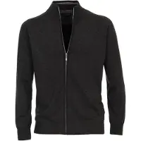 Casa Moda Regular Fit Vest antraciet, Effen