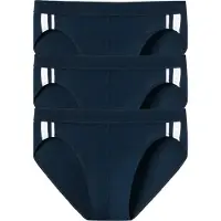 Schiesser Slip 'Rio' donkerblauw / wit
