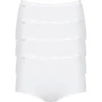 Sloggi 4P Basic Plus Maxi Wit katoen 58 Dames