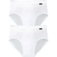 Schiesser Slip 'Essentials' zwart / wit