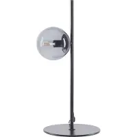 Bolia Tafellamp Orb Smoke Grey Glass / Matt Black Painted Iron