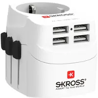 Skross Wereldstekker Sri Lanka, Tanzania, Oeganda, Wales, Jemen, Zambia, Zimb