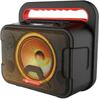 Motorola Sound ROKR 810 / Sonic Maxx 810 - Draadloze speaker - 40 Watt - Bluetooth 5.0 - LED-verlichting - Karaoke-microfoon - Waterdicht - Zwart