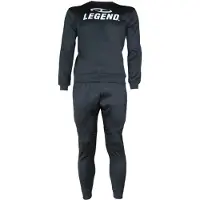 Legend Sports Joggingpak met Sweater Kids/Volwassenen Zwart SlimFit Polyester