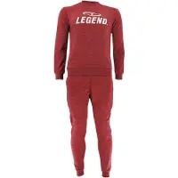 Legend Sports Joggingpak met Sweater Kids/Volwassenen Rood SlimFit Polyester