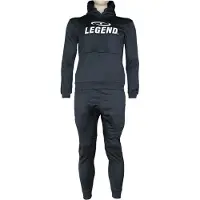 Legend Sports Joggingpak met Hoodie Kids/Volwassenen Zwart SlimFit Polyester