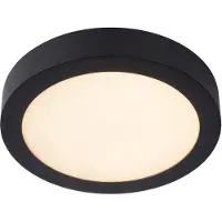 Lucide Brice-LED Badkamer Plafondlamp Ø 24 cm | Black