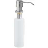 Xellanz inbouw zeeppompje geborsteld staal kunststof fles 250ml