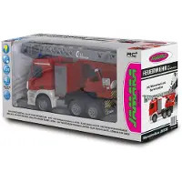 Jamara Brandweerwagen draaibare ladder Mercedes-Benz Antos 1:20 2,4GHz met spray
