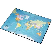 Esselte bureauonderlegger 54 x 41 cm wereldkaart
