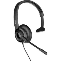 Deltaco Office USB mono headset, volume, Koptelefoon