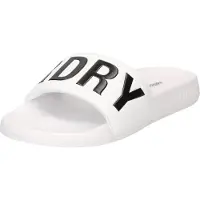 Superdry Strand-/badschoen zwart / wit