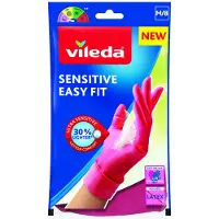 Vileda 5x Handschoenen Sensitive Easy Fit Medium 1 Paar