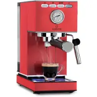 Klarstein Pausa Espresso Maker 1350 Watt 20 Bar Druk Waterreservoir: 1,4 Liter Roestvrij Staal