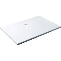 Luca Varess Soft douchebak 120 x 80 cm acryl glanzend wit