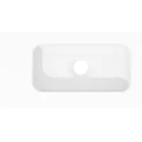 Storke Fina handenwasser 40 x 22 cm Mat Witte Solid Surface