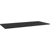 Storke Panton enkele of dubbele tablet mat zwarte gepoedercoate mdf 120 x 52 cm