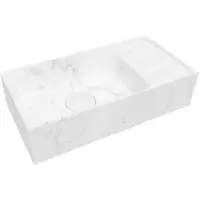 Balmani Dama handenwasser 42 x 21 cm Carrara marmer