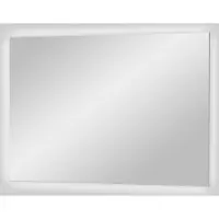 Balmani Giro rechthoekig badkamerspiegel 90 x 65 cm met spiegelverlichting en anti-damp