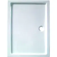 Linie Mango douchebak 120 x 90 cm acryl glanzend wit