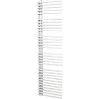 VIPERA Nevada enkele handdoekradiator 50 x 180 cm centrale verwarming Glanzend Wit zijaansluiting 934W
