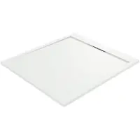 Balmani Andes douchebak 100 x 100 cm Solid Surface mat wit