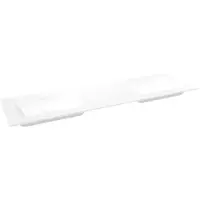 Storke Mata dubbele wastafel matte solid surface 165 x 52 cm