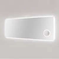 Balmani Giro rechthoekig badkamerspiegel 180 x 70 cm met spiegelverlichting en anti-damp