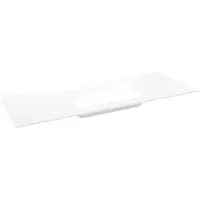 Storke Mata enkele wastafel matte solid surface 135 x 52 cm