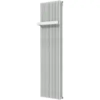VIPERA Corrason dubbele badkamerradiator 50 x 180 cm centrale verwarming mat wit zij- en middenaansluiting 2.537W