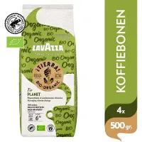 Lavazza Tierra for Planet Koffiebonen - Biologische 100% Arabica Koffie Bonen - Intensiteit 6/10 - 4 x 500 gram - NL-BIO-01