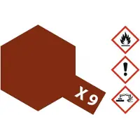 Tamiya Hobbyverf Acrylverf - X-9 Brown - Gloss - Acryl - 23ml Verf potje - 23 ml