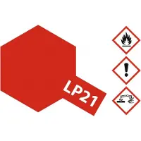 Tamiya Hobbyverf Enamel verf - LP-21 Italian Red - Gloss - Lacquer Paint - Verf potje - 10 ml