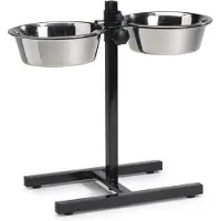 Beeztees Standaard - Hondenvoer- en drinkbak - Zwart - 25 cm