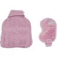Atmosphera Warmwaterkruik plus oogmasker - kruik - wollen kruik