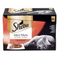 Sheba - Mini filets Traiteur selectie in saus -2x 12x85g